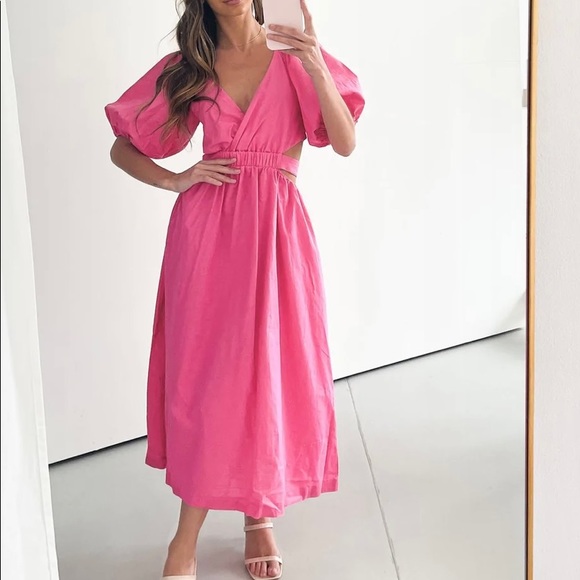 Esther and Co. Pink Pauline Dress Size Small NWT never worn - Picture 3 of 4